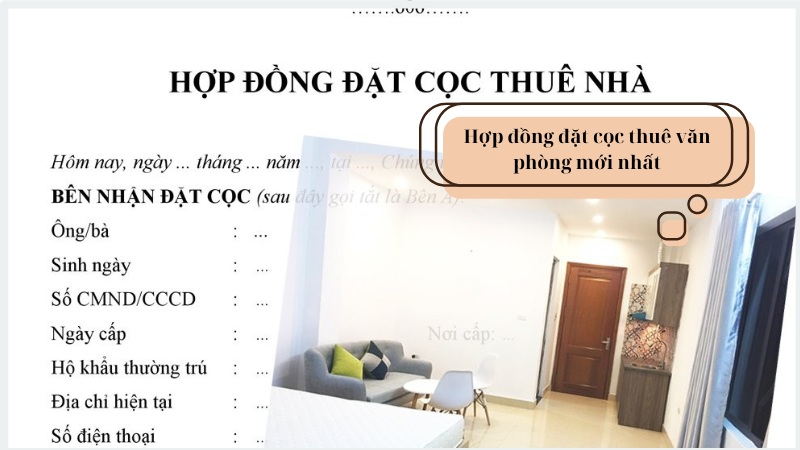 hợp đồng đặt cọc thuê nhà