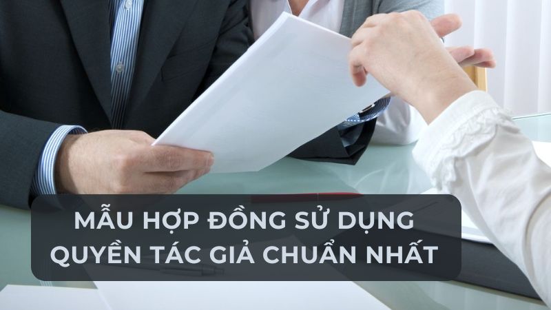 mẫu hợp đồng hợp tác sử dụng quyền tác giả