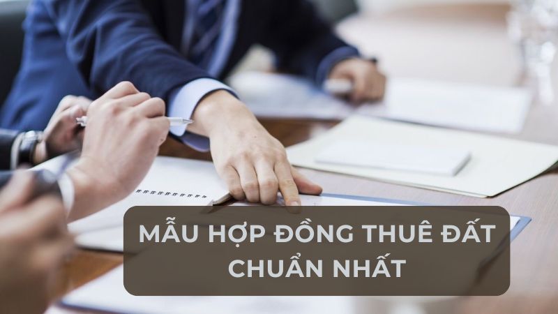 mẫu hợp đồng thuê đất